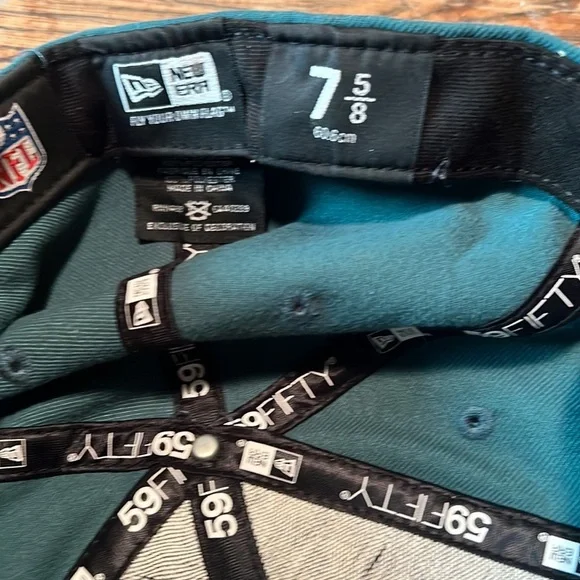 Philadelphia Eagles 7 5/8 59fifty new era NFL hat - Picture 4 of 4